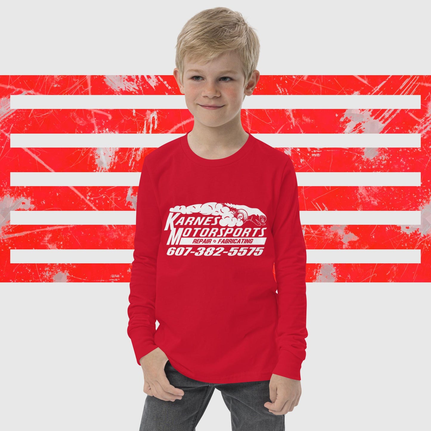 Karnes Motorsports Youth long sleeve tee