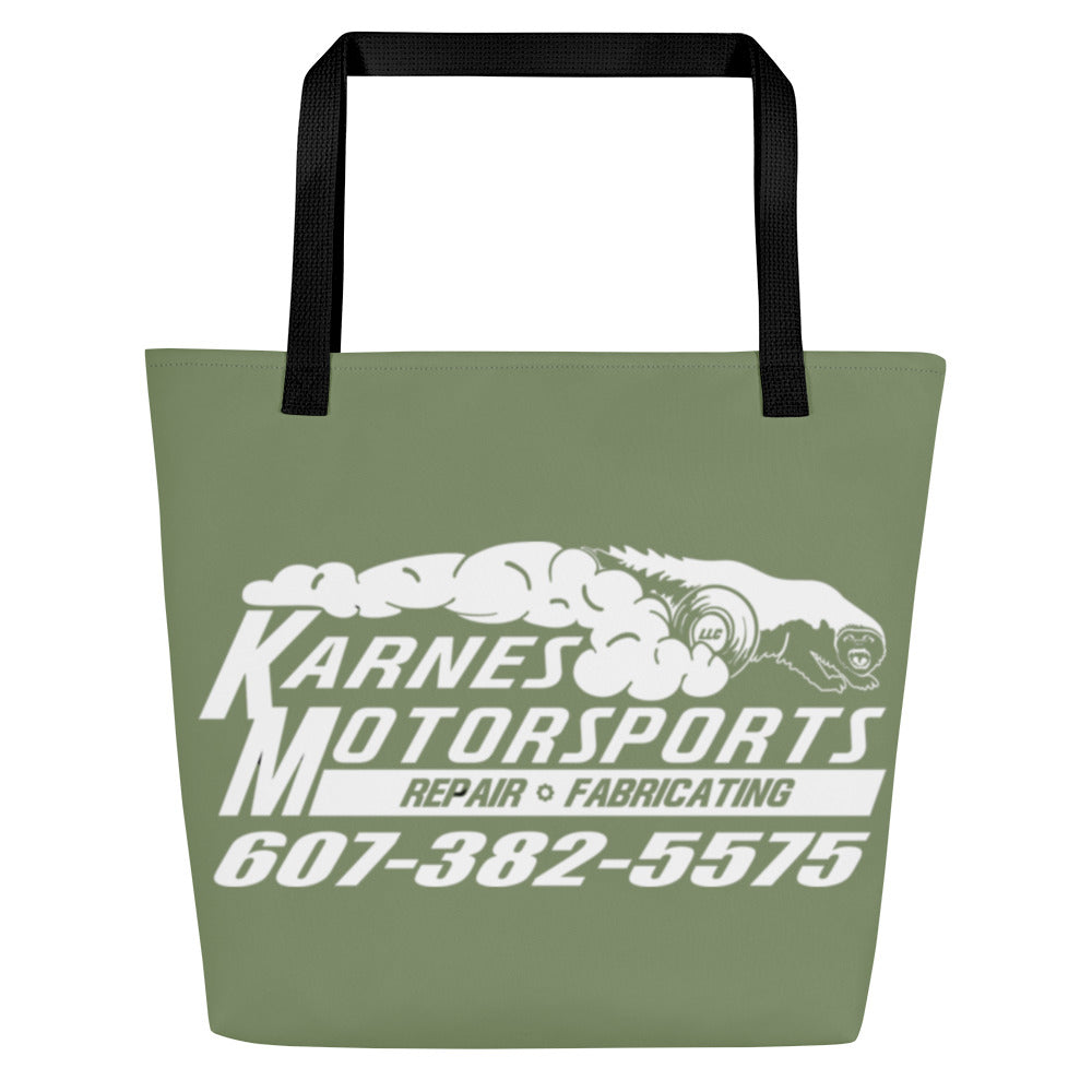 Karnes Motorsports Large Tote Bag