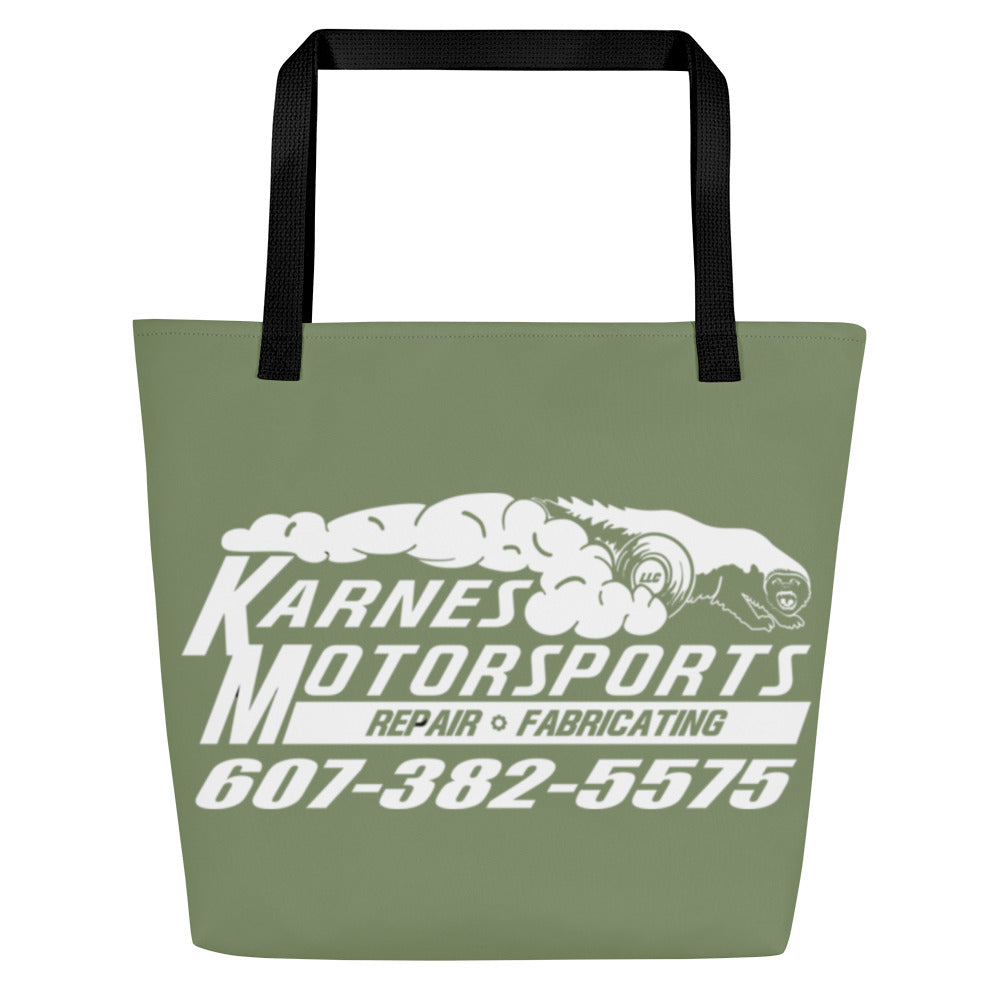 Karnes Motorsports Large Tote Bag