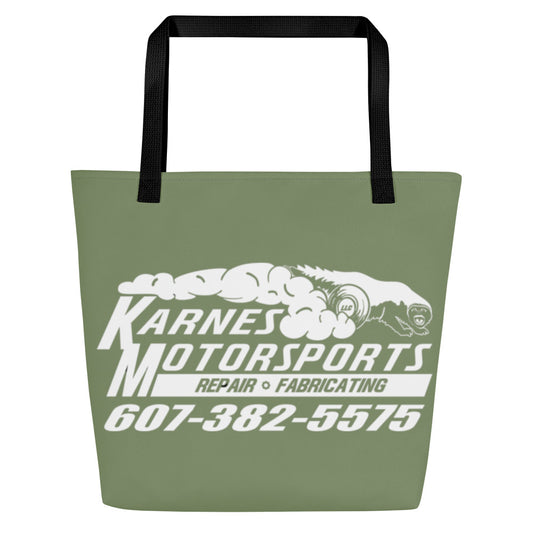 Karnes Motorsports Large Tote Bag