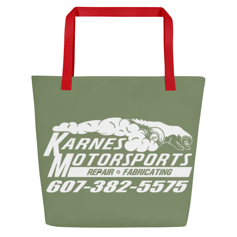 Karnes Motorsports Large Tote Bag
