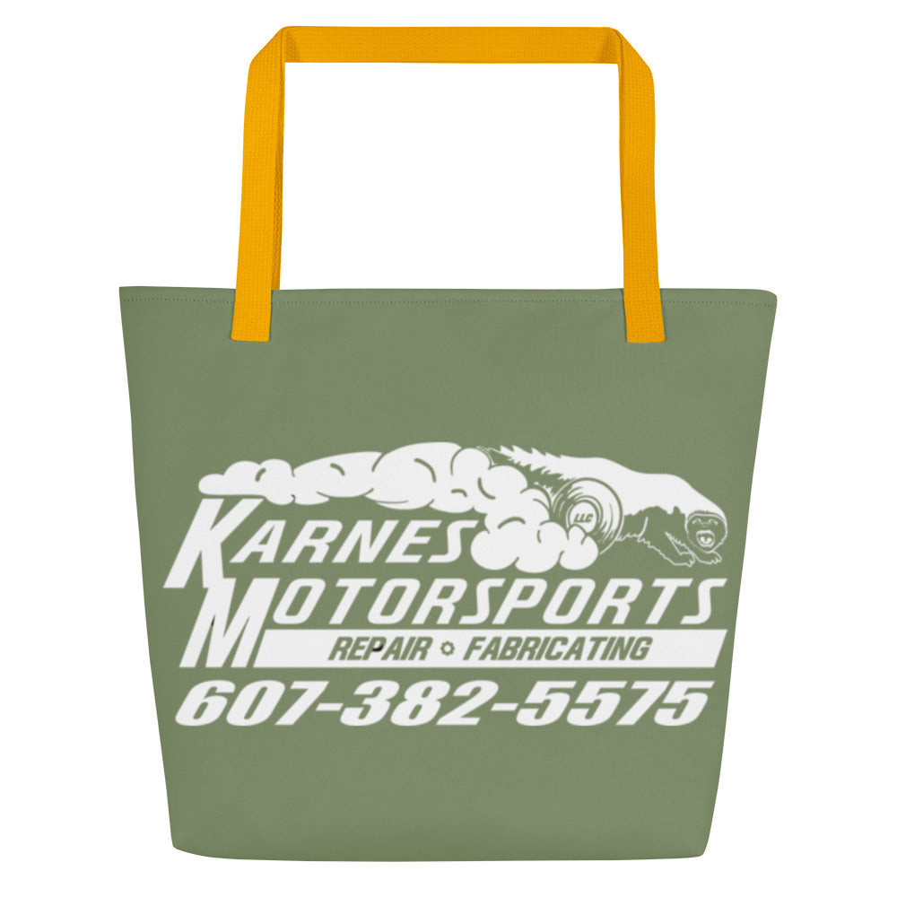 Karnes Motorsports Large Tote Bag