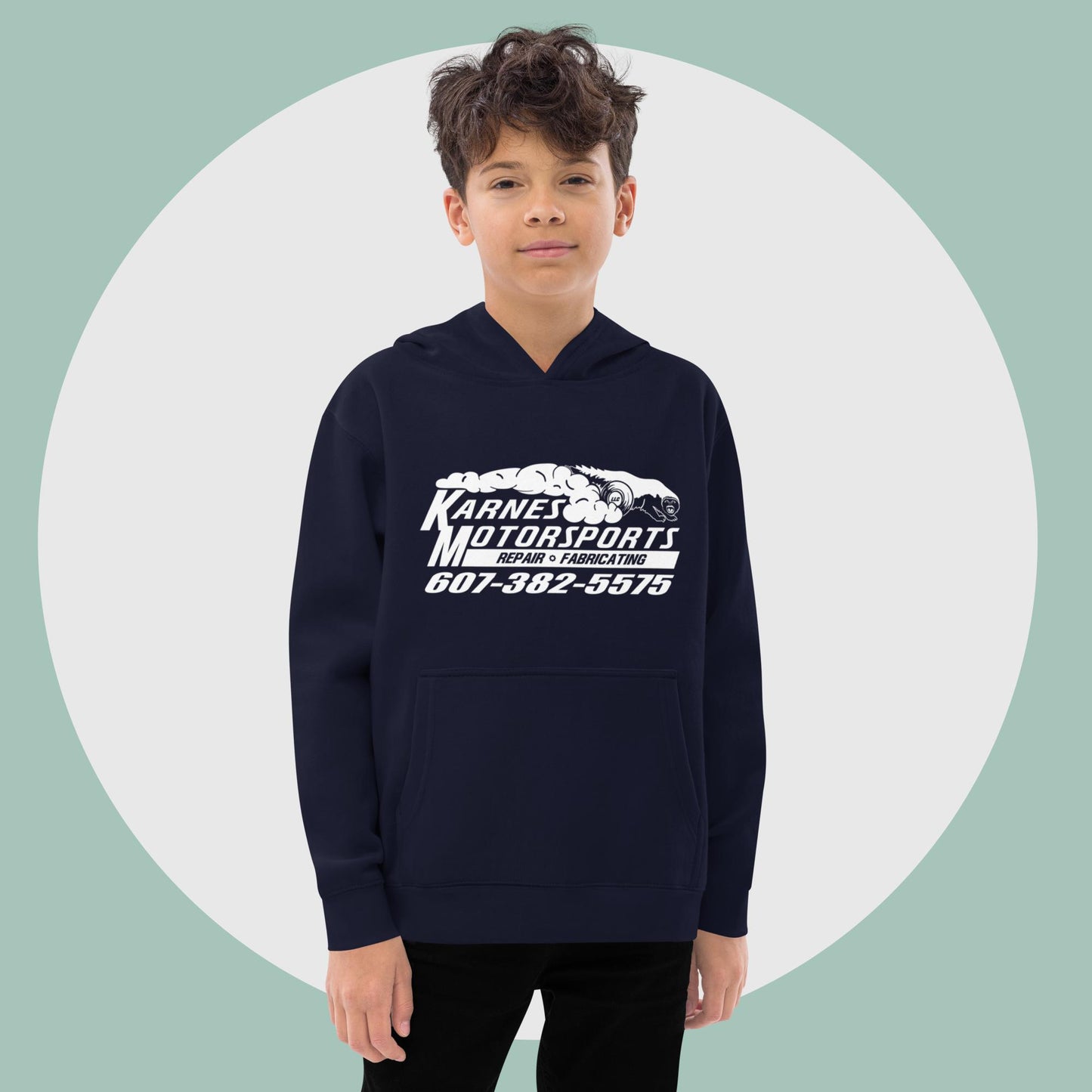 Karnes Motorsports Kids fleece hoodie