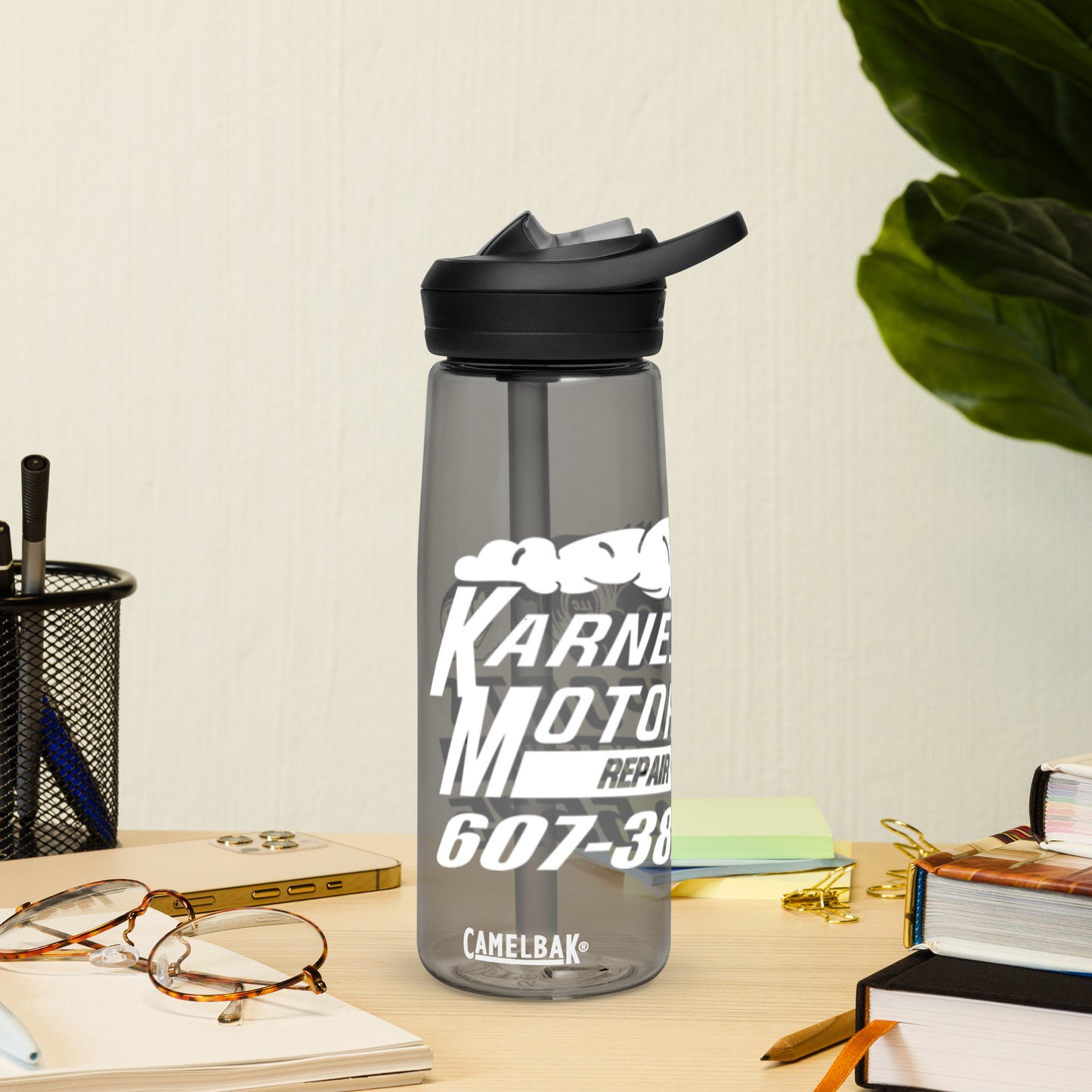 Karnes Motorsports water bottle