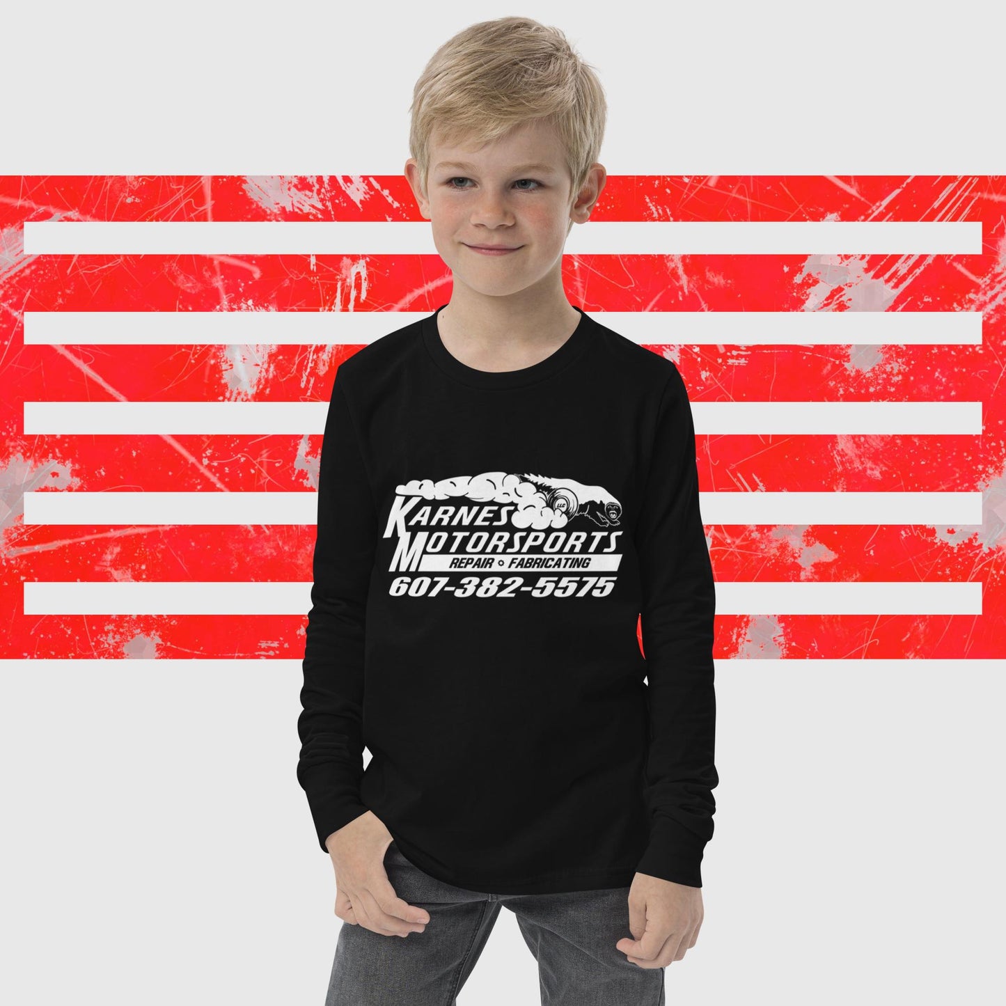 Karnes Motorsports Youth long sleeve tee