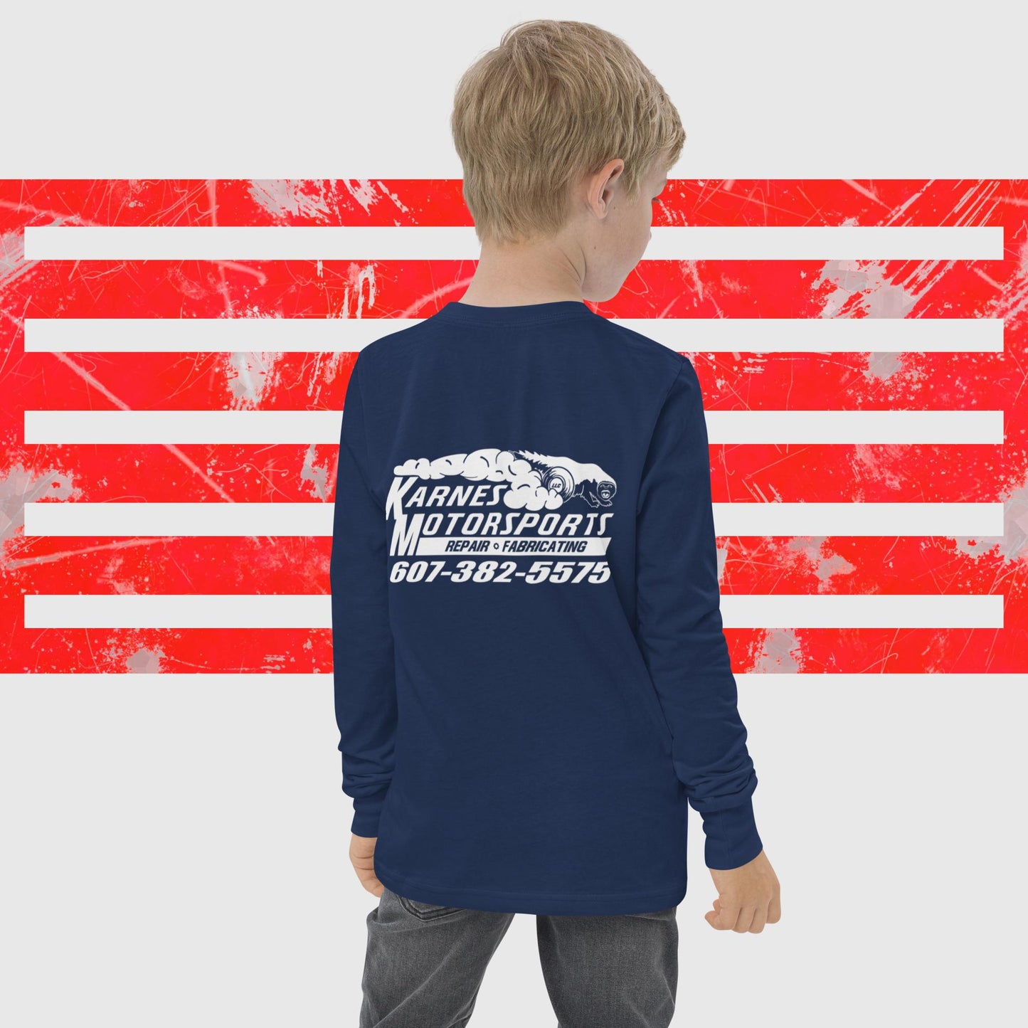 Karnes Motorsports Youth long sleeve tee