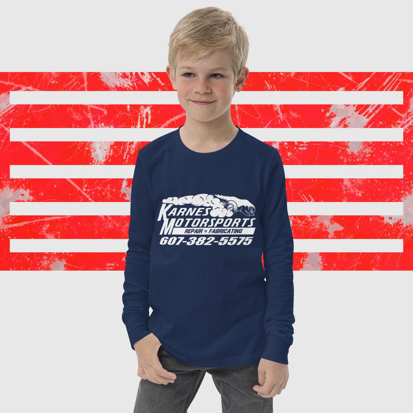Karnes Motorsports Youth long sleeve tee